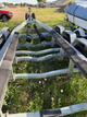 Triple axle boat trailer + rolled up mattress